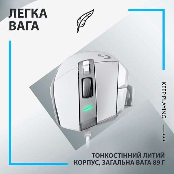 Мишка Logitech G502 X USB White (910-006146) | Зображення 5