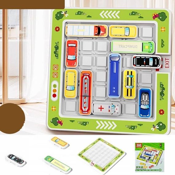 Портативна інтерактивна гра-лабіринт SHT KJ131-3 Move Car Parking Colorful | Зображення 1