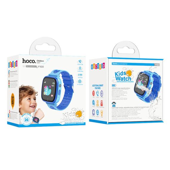 Смартгодинник Hoco Y100 children watch Blue | Зображення 1