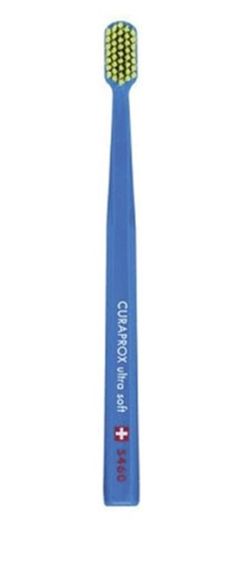 Зубна щітка Curaprox CS 5460 "Ultra Soft", d 0,10 мм. Темно-синій з салатовим (DBLG)