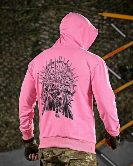 Тактична худі MAKLIN Girl трон рожевий ДЛ7067