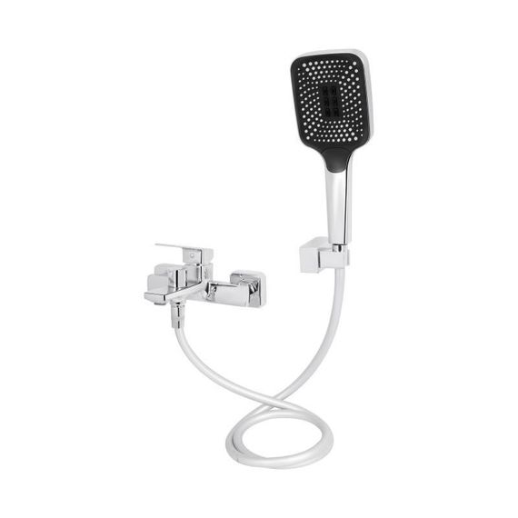 Смеситель для ванны Qtap Capricorn с душевым гарнитуром Chrome (k35) QTCAP3060102C48222 | Зображення 2