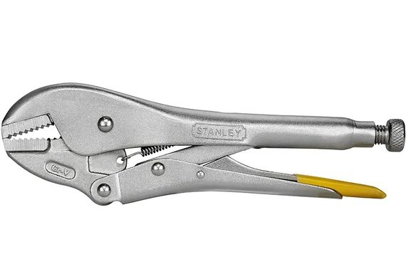 Затискач Stanley з фіксатором та прямими губками 230 мм (0-84-811)