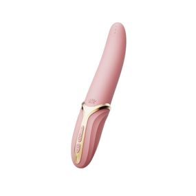 Вібратор Zalo – EVE Sakura Pink, вібрація + ротація, імітація язичка, підігрів до 39 °C Sex Aura
