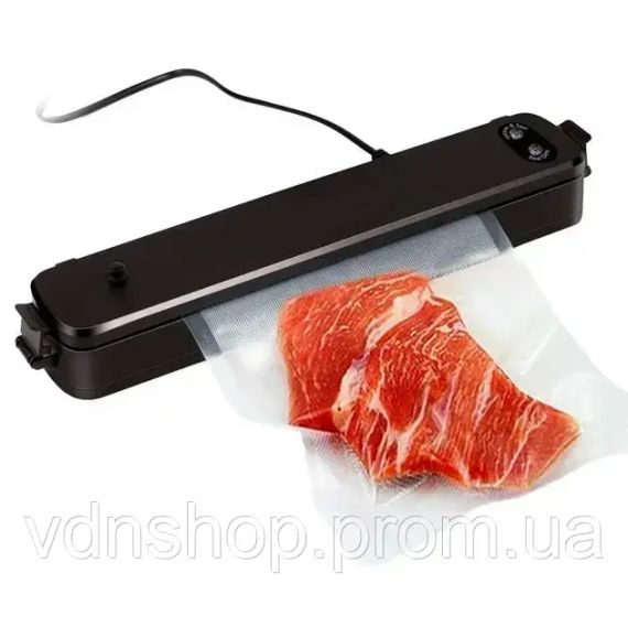 Вакуумний пакувальник NEW Black - автоматичний побутовий апарат для вакуумного пакування