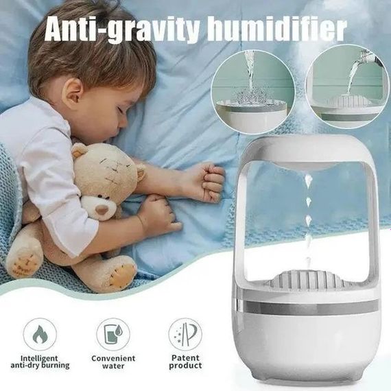 Увлажнитель воздуха ультразвуковой DROP HUMIDIFIER AND-199, левитирующий распылитель для спальни, дома, гостиницы | Зображення 4