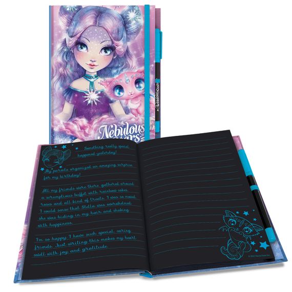 Блокнот чорні аркуші Делюкс Небулія Nebulous Stars 11583-1 з ручкою | Зображення 1