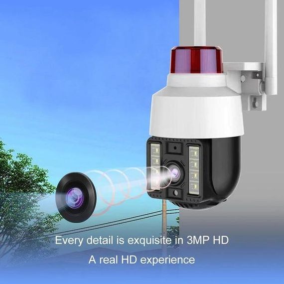 Камера відеоспостереження PTZ вулична WiFi 4 МП, кольорове нічне бачення, XPRO, 2L-A2-WIFI/ZD-SC04-4MP V380Pro (45041-16973_884) | Зображення 7