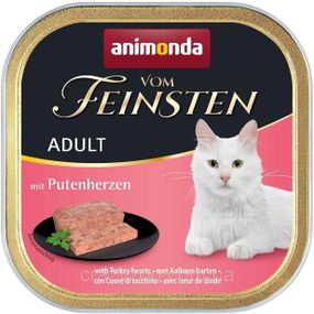 Влажный корм для котов Animonda Vom Feinsten with Turkey Hearts с индюшачьими сердцами 100 г 83203