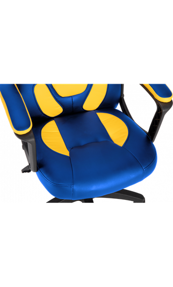 Кресло геймерское детское GT RACER X-1414 BlueYellow | Зображення 5