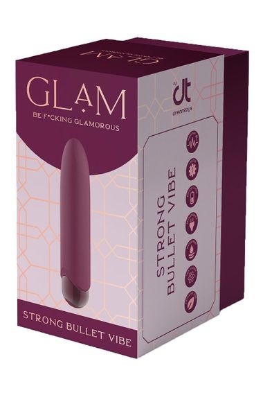 Вібратор куля Dream Toys Glam, фіолетовий Sex Aura | Зображення 4