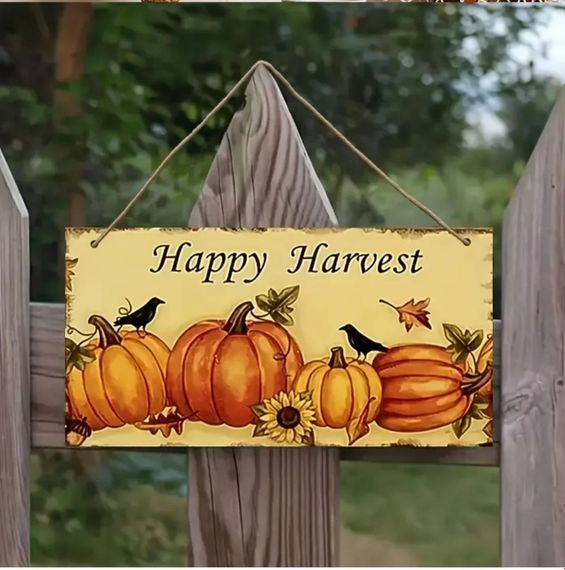 Табличка / постер Хорошего урожая  / Happy Harvest декор