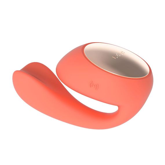 Смарт-вібратор LELO Ida Wave Coral Red — Вагінально-кліторальний стимулятор з технологією WaveMotion | Зображення 1