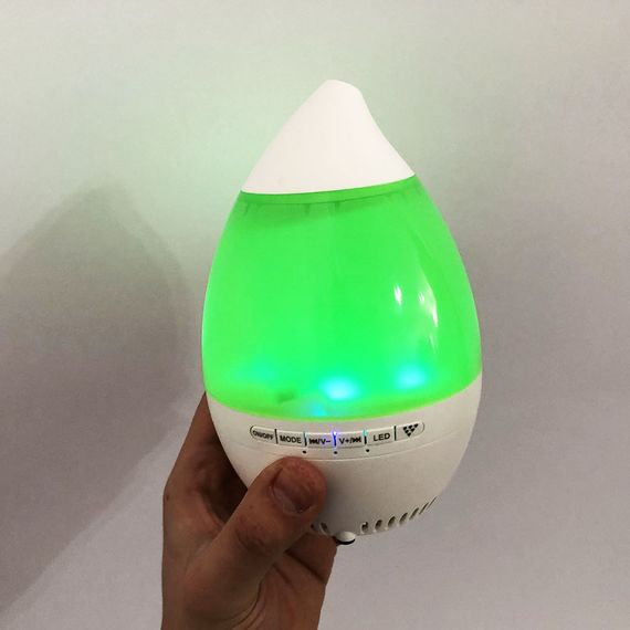 Колонка зволожувач з діодним підсвічуванням JT-315, Зволожувач повітря для немовляти. Колір: зелений | Зображення 2