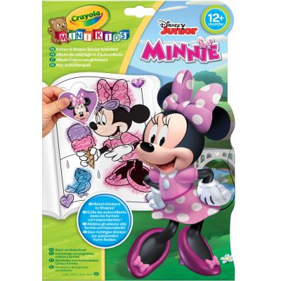 Набор для творчества Crayola Mini Kids Minnie Mouse раскраска со стикерами (256399.012)