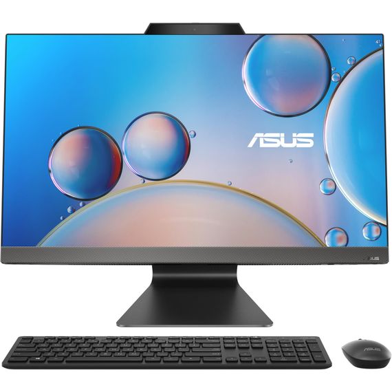 Комп'ютер персональний моноблок ASUS M3702WFAK-BPE0090 27' FHD AG, AMD R5-7520U, 16GB, F512GB, UMA, WiFi, кл+м, без ОС, чорний (90PT03M2-M00JU0)