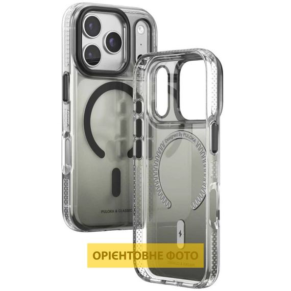 Чохол TPU+PC Puloka Resplendent with Magnetic Fit для Apple iPhone 16 Pro Max (6.9") Black | Зображення 1