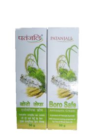 Боро Сейв Патанжалі, Boro Safe Patanjali, 50 г (Антисептичний крем із куркумою)