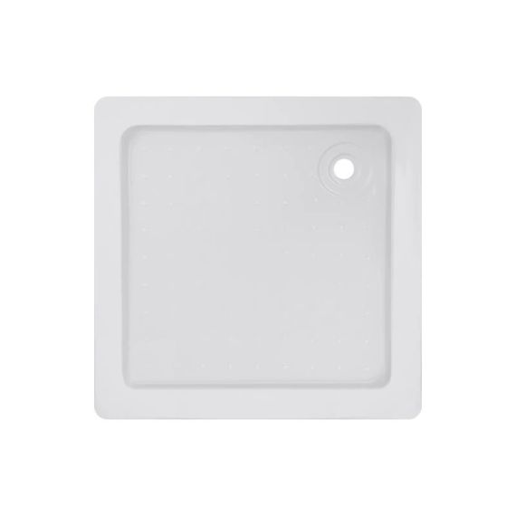 Душевой поддон KAPIELKA ST80x80х14 низкий, квадратный, диаметр слива 52 мм Lidz | Зображення 2