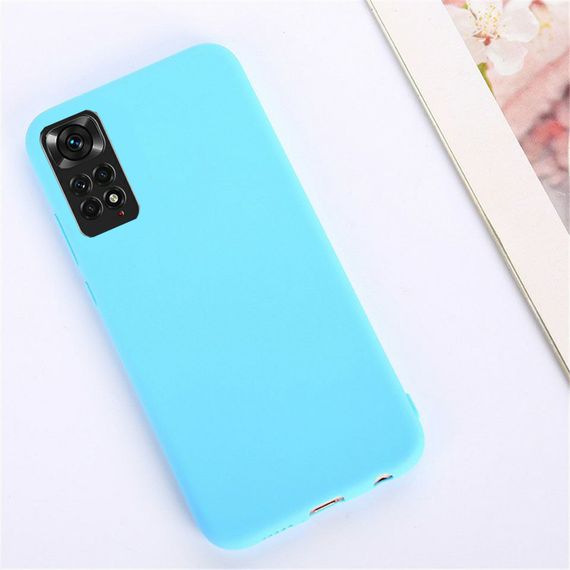 Чохол Candy Silicone для Xiaomi Redmi Note 11 4G / 11s колір Бірюзовий | Зображення 1