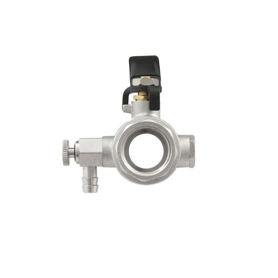 Кран кульовий з дренажем Raftec BLACK 3/4" ВВ DN20 (WDRH02) | Зображення 3