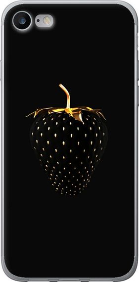 Чехол на iPhone 8 Черная клубника "3585u-1031-17620"