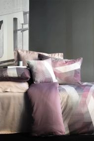 Комплект постельного белья Issimo Digital Satin 200х220 см Helix Purple