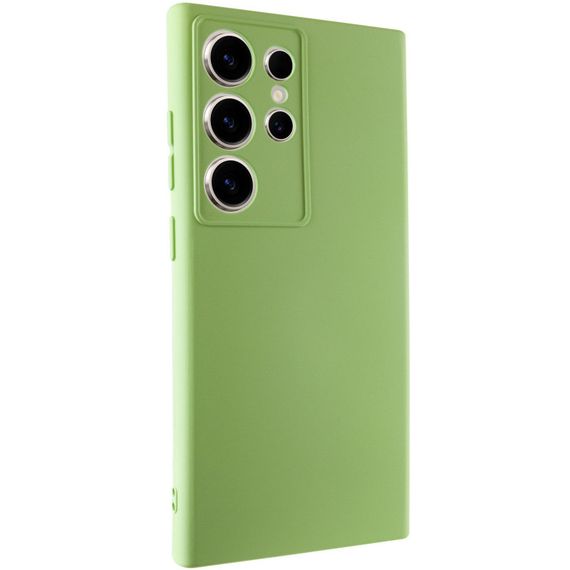 Чохол Silicone Cover Lakshmi Full Camera (A) для Samsung Galaxy S24 Ultra Зелений / Pistachio | Зображення 1