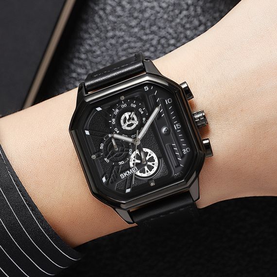 Чоловічий годинник Skmei 1963BK Black | Зображення 2