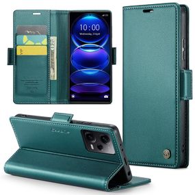 Шкіряний чохол-книжка Retro Case для Xiaomi Redmi Note 12 Pro 5G / Poco X5 Pro колір Зелений