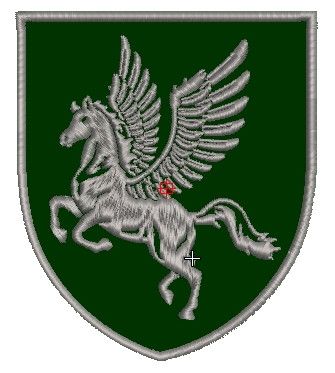 Шеврон 456 БрТРА Зелений