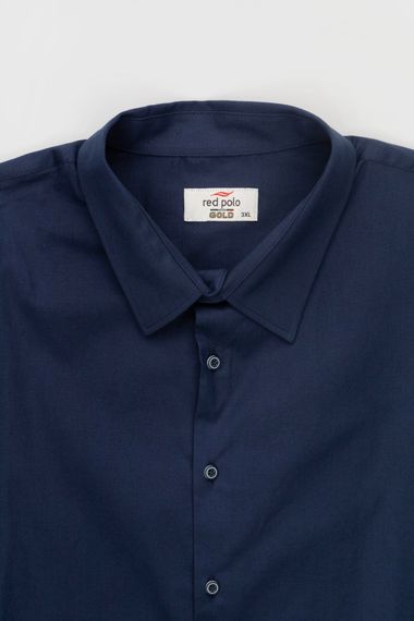 Сорочка класична однотонна чоловіча Redpolo 3809 3XL Темно-синій (2000989981053A) shop (2000989981053) | Зображення 8