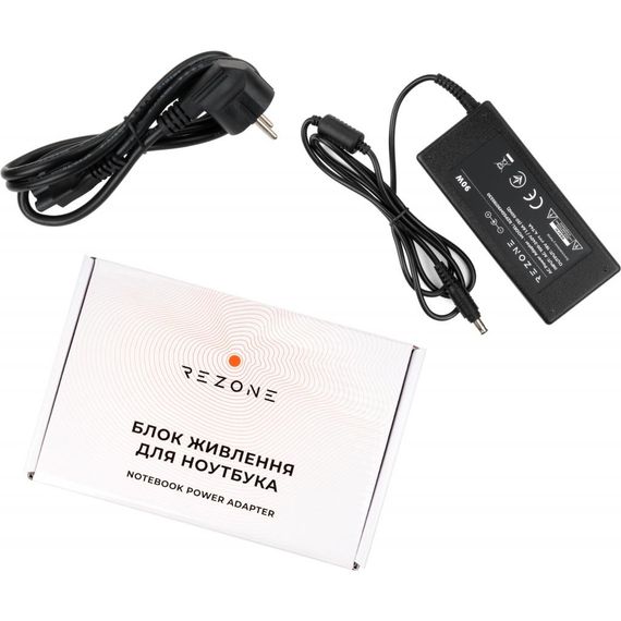 Блок живлення до ноутбуку Rezone Samsung 90W 19V 4.74А 5.5*3.0 (RZPSSM90195530) | Зображення 3