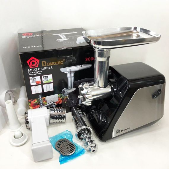 Кухонная мясорубка соковыжималка DOMOTEC, Мясорубка для профессиональной кухни, Мясорубки надежные FO-50 | Зображення 2