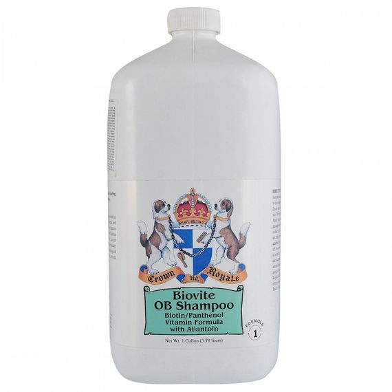 Шампунь Crown Royale Biovite 1 для собак та котів для тонкої та шовковистої шерсті 3,8 л