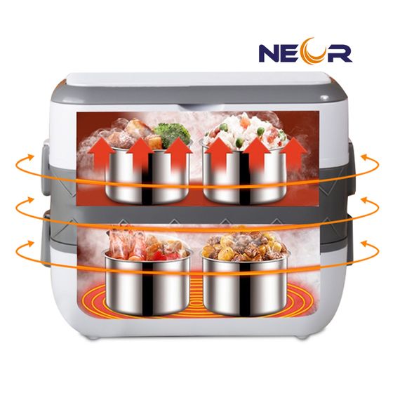 Ланч-бокс для підігріву та приготування їжі NEOR HEAT 2L2 WT | Зображення 4