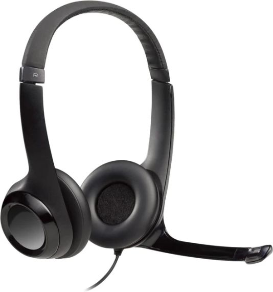 Наушники с микрофоном Logitech H390 USB black
