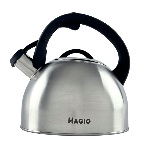 Чайник 2.5 л Magio MG‑1192 из нержавеющей стали со свистком для всех типов плит