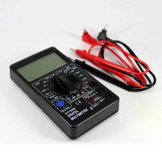 Цифровой мультиметр Digital Tech DT700D большой дисплей (со звуком), мультиметр с защитой | Зображення 4