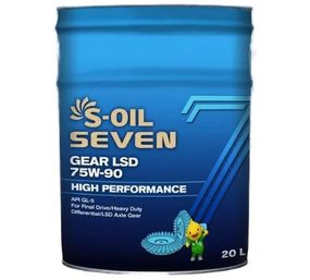 Трансмісійна олива S-OIL 7 GEAR LSD 75W90 20л