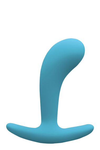 Анальна пробка, що світиться в темряві FIREFLY CONTOUR PLUG SMALL BLUE