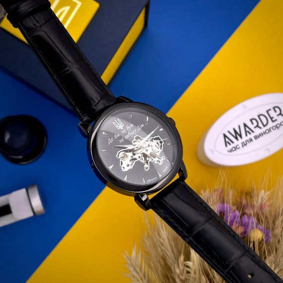 Чоловічий годинник Awarder 022-3D Де би не був All Black Automatic | Зображення 5