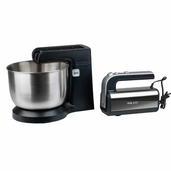 Миксер стационарный Sokany CX-6652 чаша 3,5 л 500 Вт | Зображення 1