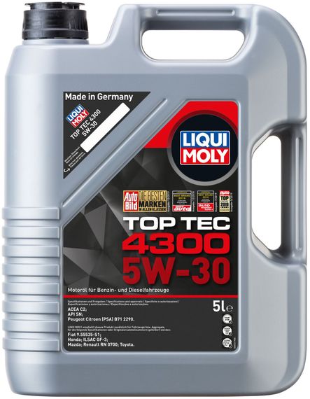 Моторна олива Liqui Moly Top Tec 4300 5W-30 5л.