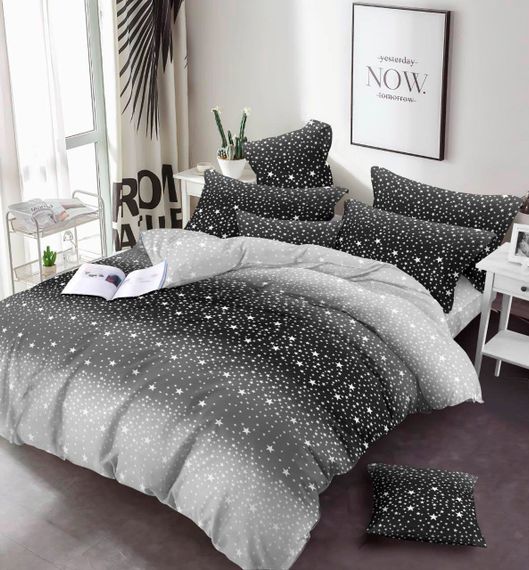 Комплект постельного белья LoveYouHome бязь gold Звездопад Полуторный 150х215 см (7162)