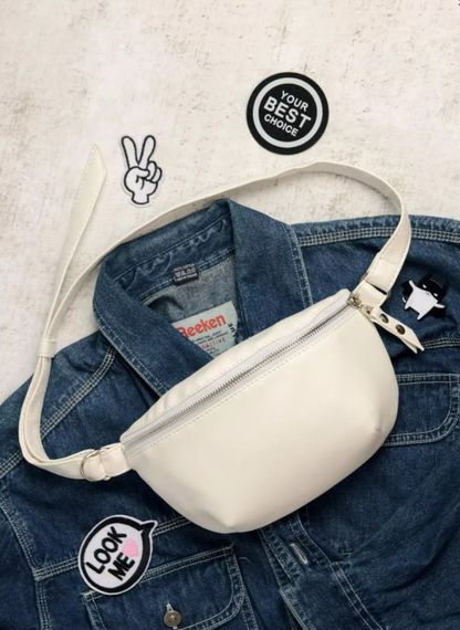 Сумка жіноча Sambag Polo біла 24 х 12 х 5 см (86129008) | Зображення 1