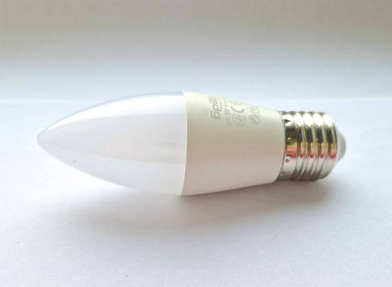 Светодиодная лампа LED E27 10W NW C37 | Зображення 1