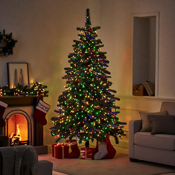 Світлодіодна гірлянда «Різдвяна фея» 100 м, 1000 LED, чорний дріт, IP65 | Зображення 5