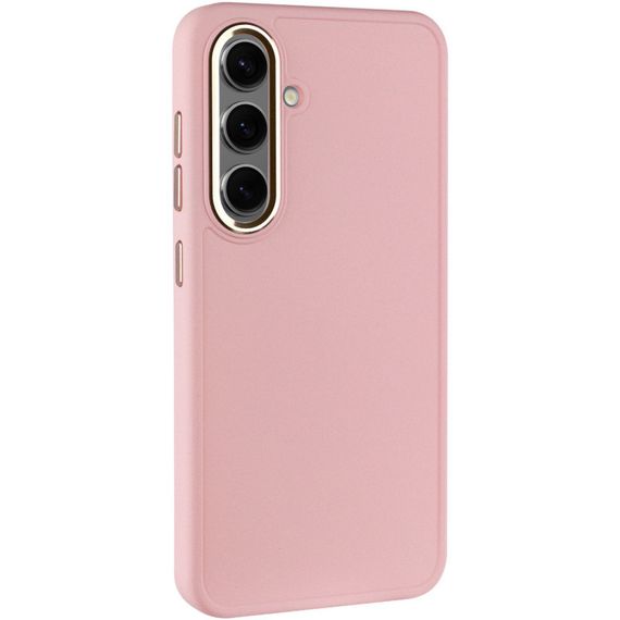 TPU чехол Bonbon Metal Style для Samsung Galaxy S23 Розовый / Light pink