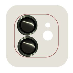Захисне скло Metal Classic на камеру (в упак.) для Apple iPhone 12/12 mini/11 Салатовий/Green
